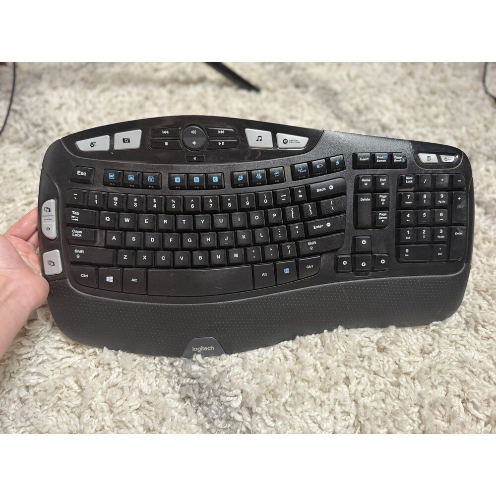Logitech K350 Wave Wireless Keyboard - No DONGLE/USB Connector